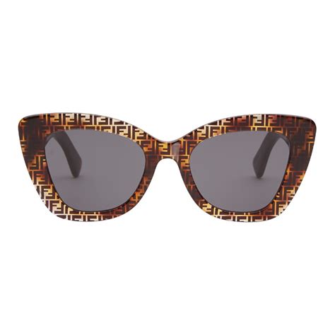 fendi havana cat eye sunglasses|Fendi sunglasses price.